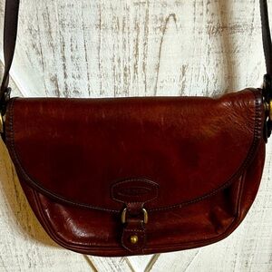 Vintage Oroton Leather Crossbody Shoulder Bag